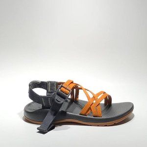 Chacos Double Orange Strap Black Sandals Size 4 Kids